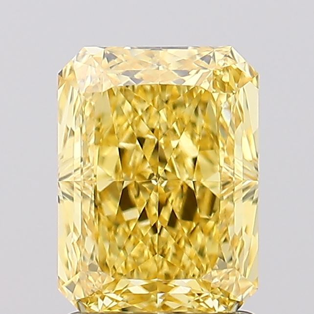1.85 Carat Radiant Shaped, Excellent Cut, VVS2 Clarity, IGI Certified Lab Grown Diamond