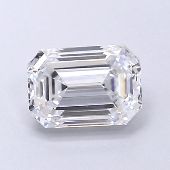 0.69 Carat Emerald Shaped, Very Good Cut, D Color, VS1 Clarity, IGI Certified Lab Grown Diamond