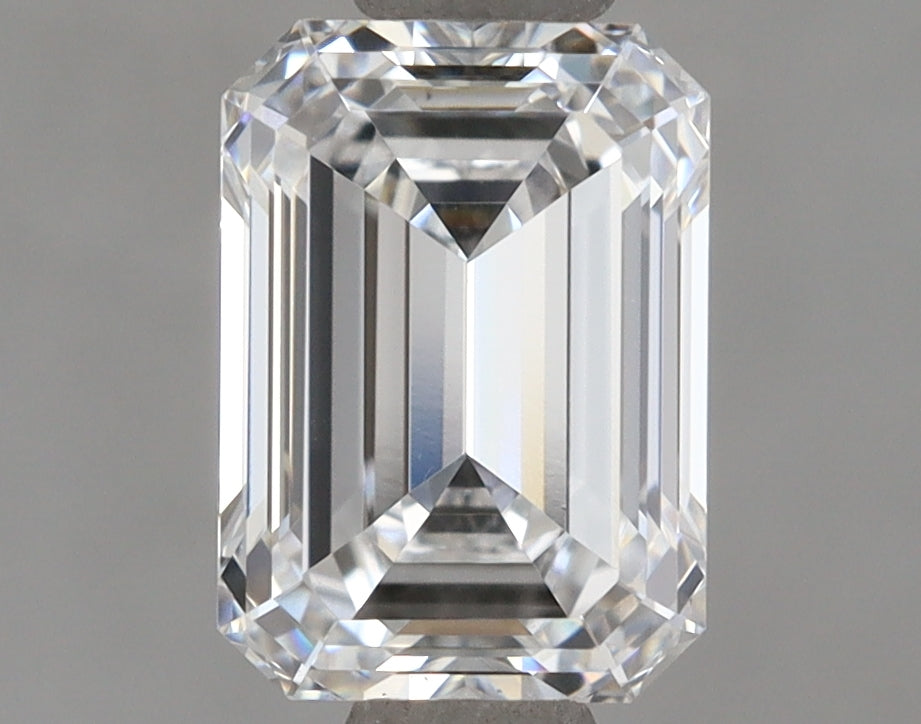 1.52 Carat Emerald Shaped, Ideal Cut, D Color, IF Clarity, IGI Certified Lab Grown Diamond