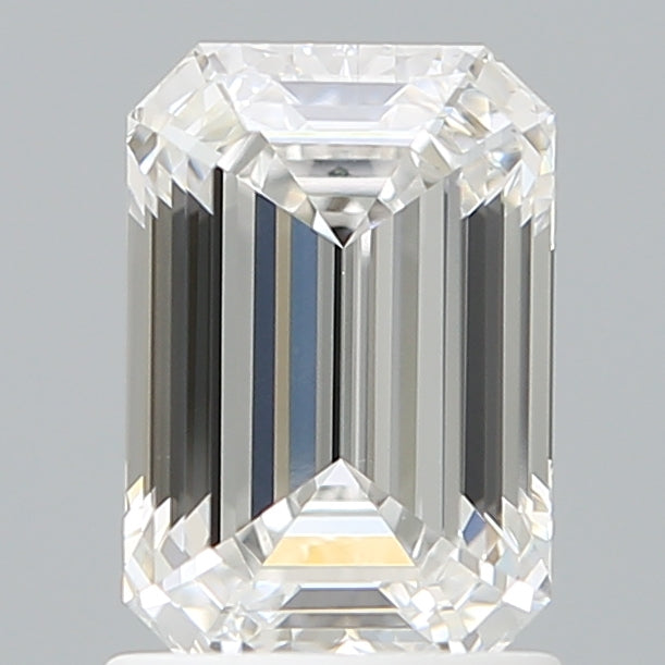 1.57 Carat Emerald Shaped, Ideal Cut, E Color, VS1 Clarity, IGI Certified Lab Grown Diamond