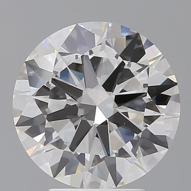4.00 Carat Round Shaped, Excellent Cut, F Color, VS1 Clarity, IGI Certified Lab Grown Diamond
