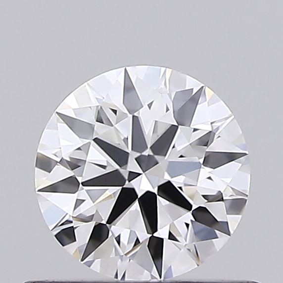 0.53 Carat Round Shaped, Ideal Cut, D Color, VVS2 Clarity, IGI Certified Lab Grown Diamond
