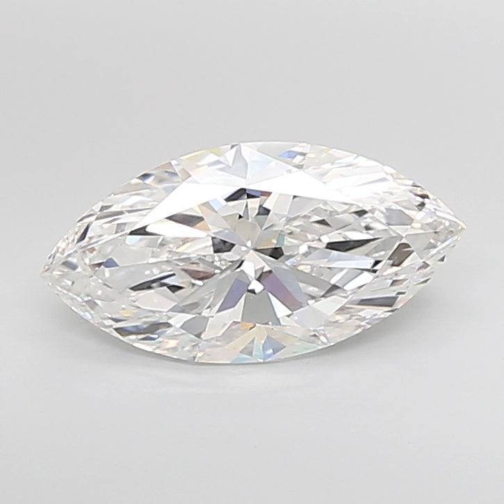 5.00 Carat Marquise Shaped, Ideal Cut, E Color, VVS2 Clarity, IGI Certified Lab Grown Diamond
