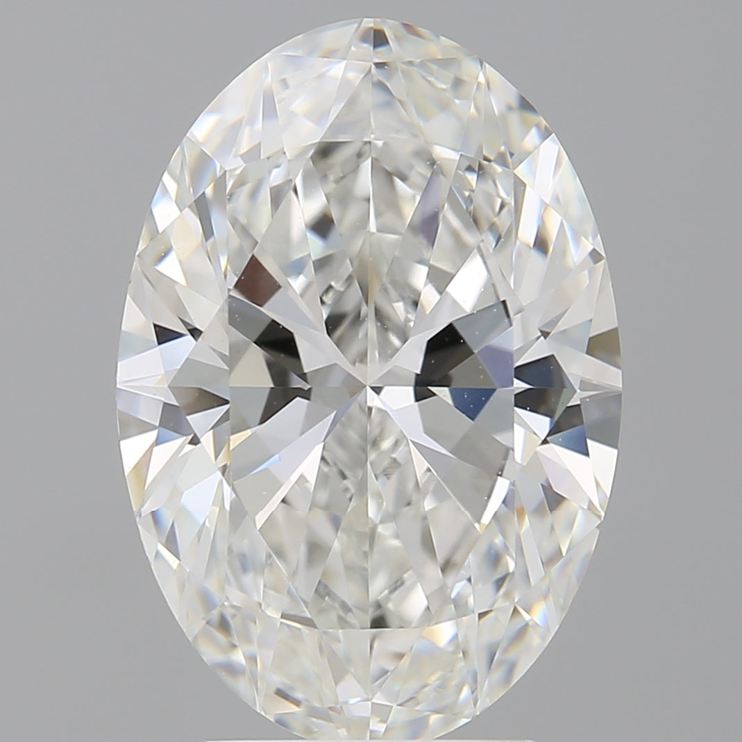 4.01 Carat Oval Shaped, Ideal Cut, F Color, VVS2 Clarity, IGI Certified Lab Grown Diamond