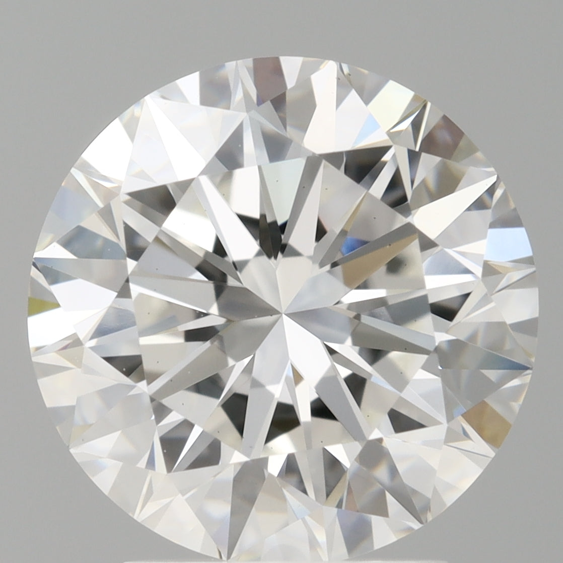 3.00 Carat Round Shaped, Excellent Cut, E Color, VS1 Clarity, IGI Certified Lab Grown Diamond