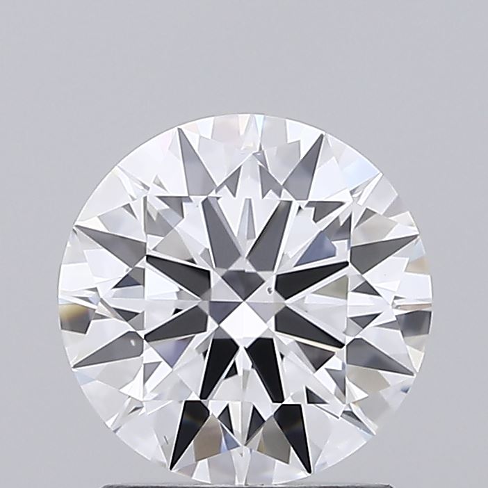 1.55 Carat Round Shaped, Ideal Cut, D Color, VS2 Clarity, IGI Certified Lab Grown Diamond
