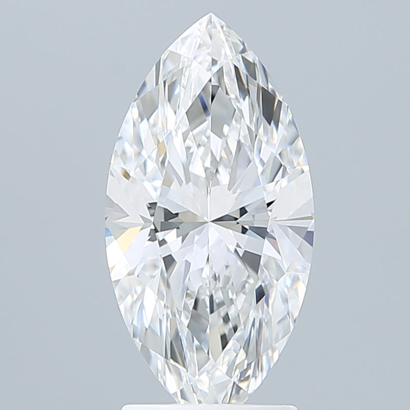 2.58 Carat Marquise Shaped, Excellent Cut, E Color, VVS2 Clarity, IGI Certified Lab Grown Diamond