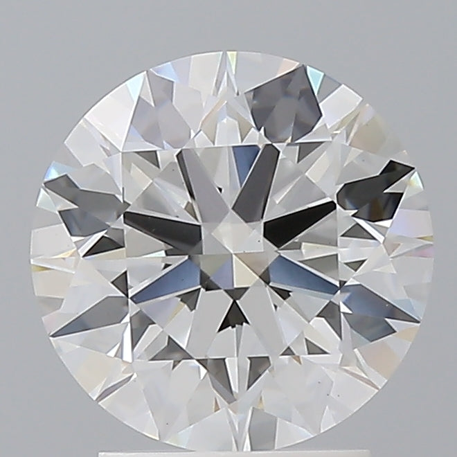 2.59 Carat Round Shaped, Ideal Cut, E Color, VVS2 Clarity, IGI Certified Lab Grown Diamond