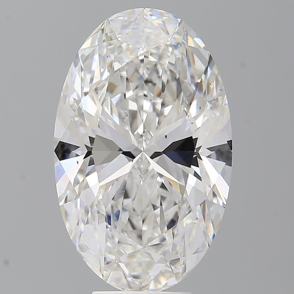 7.52 Carat Oval Shaped, Ideal Cut, E Color, VVS2 Clarity, IGI Certified Lab Grown Diamond