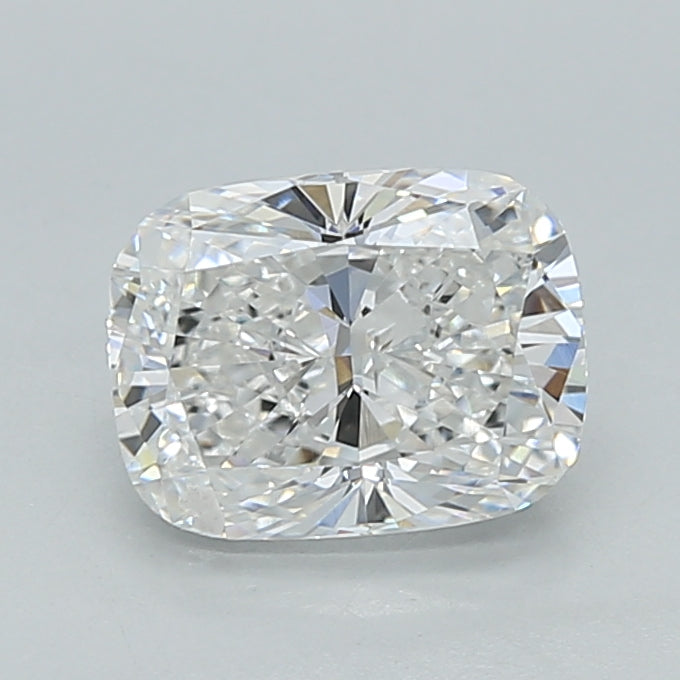 1.25 Carat Cushion Shaped, Ideal Cut, D Color, VVS1 Clarity, IGI Certified Lab Grown Diamond