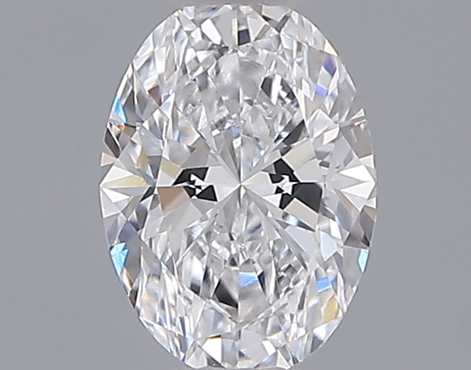 0.54 Carat Oval Shaped, Ideal Cut, D Color, VVS2 Clarity, IGI Certified Lab Grown Diamond