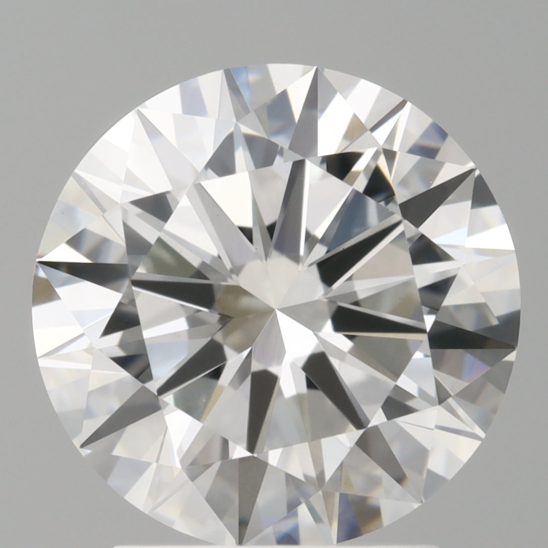 2.50 Carat Round Shaped, Excellent Cut, E Color, VVS2 Clarity, IGI Certified Lab Grown Diamond