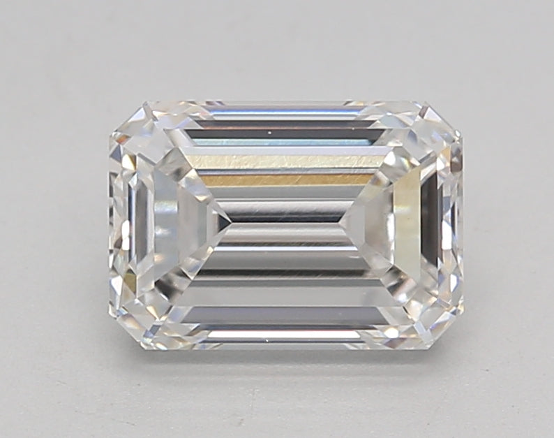 1.53 Carat Emerald Shaped, Ideal Cut, F Color, VS1 Clarity, GIA Certified Lab Grown Diamond