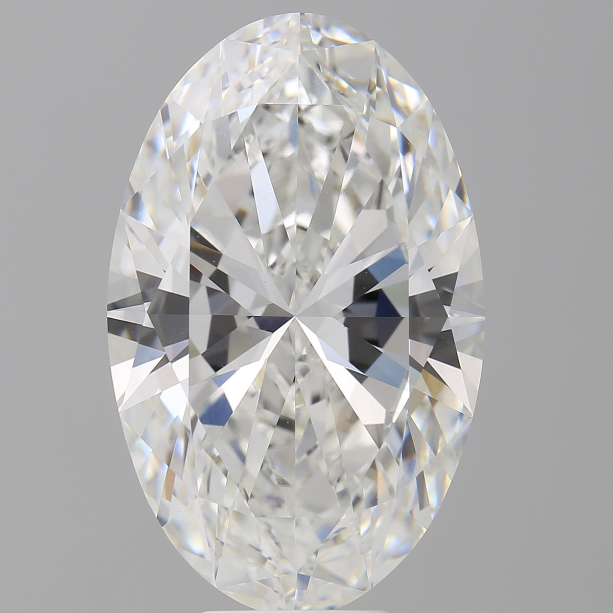 10.02 Carat Oval Shaped, Ideal Cut, F Color, VVS2 Clarity, IGI Certified Lab Grown Diamond
