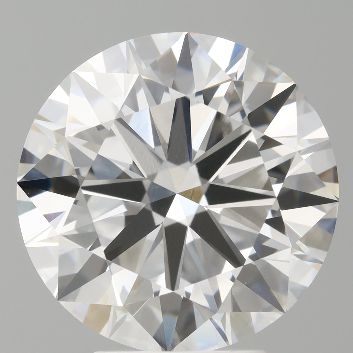5.02 Carat Round Shaped, Ideal Cut, F Color, VVS2 Clarity, IGI Certified Lab Grown Diamond