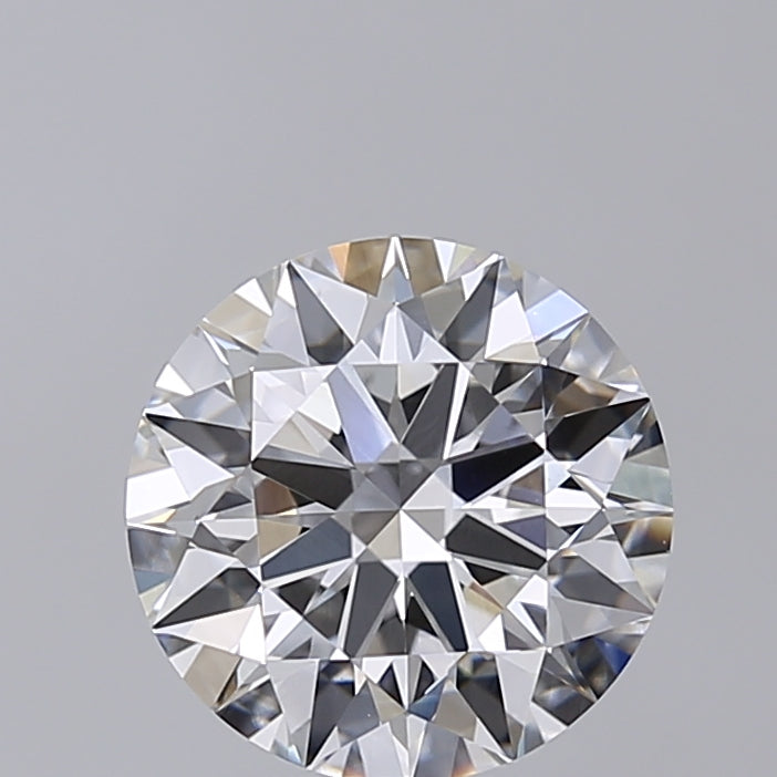 2.53 Carat Round Shaped, Ideal Cut, F Color, VVS2 Clarity, IGI Certified Lab Grown Diamond