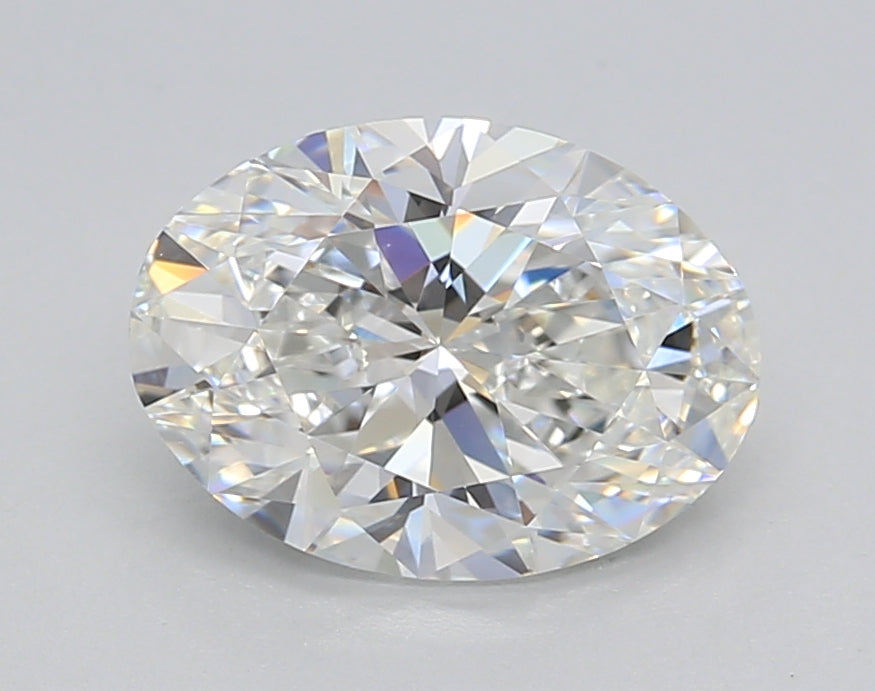 2.00 Carat Oval Shaped, Ideal Cut, E Color, VVS1 Clarity, IGI Certified Lab Grown Diamond