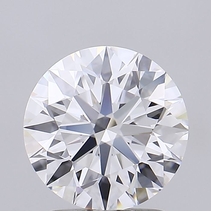 2.07 Carat Round Shaped, Ideal Cut, D Color, IF Clarity, IGI Certified Lab Grown Diamond