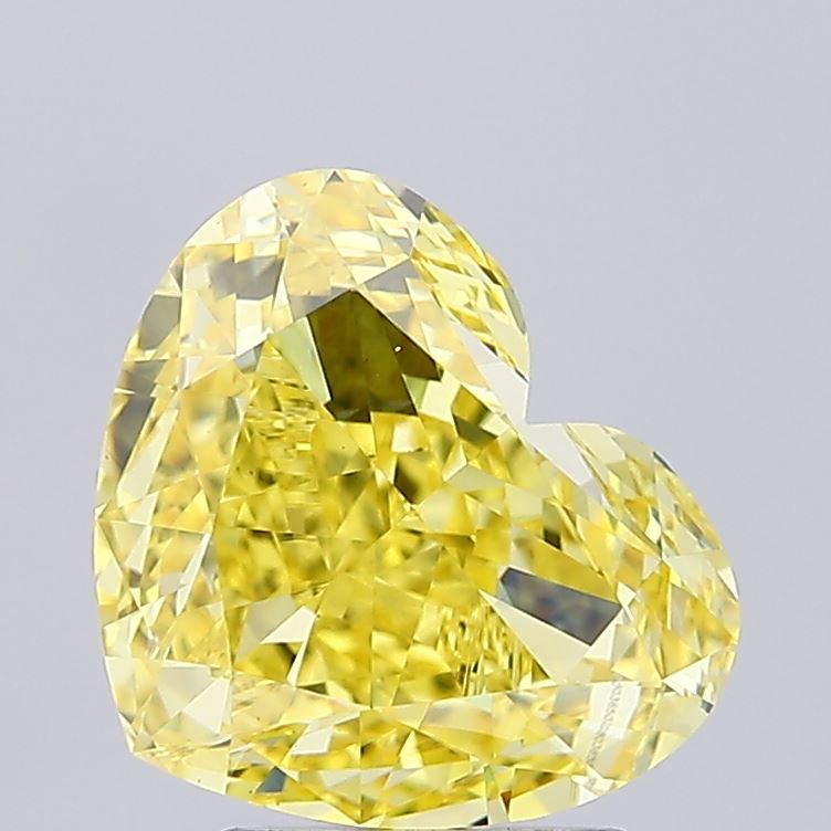 3.64 Carat Heart Shaped, Excellent Cut, VS1 Clarity, IGI Certified Lab Grown Diamond