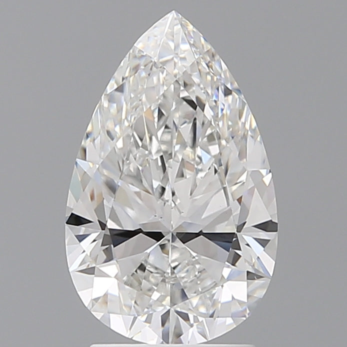 2.54 Carat Pear Shaped, Ideal Cut, E Color, VS1 Clarity, IGI Certified Lab Grown Diamond