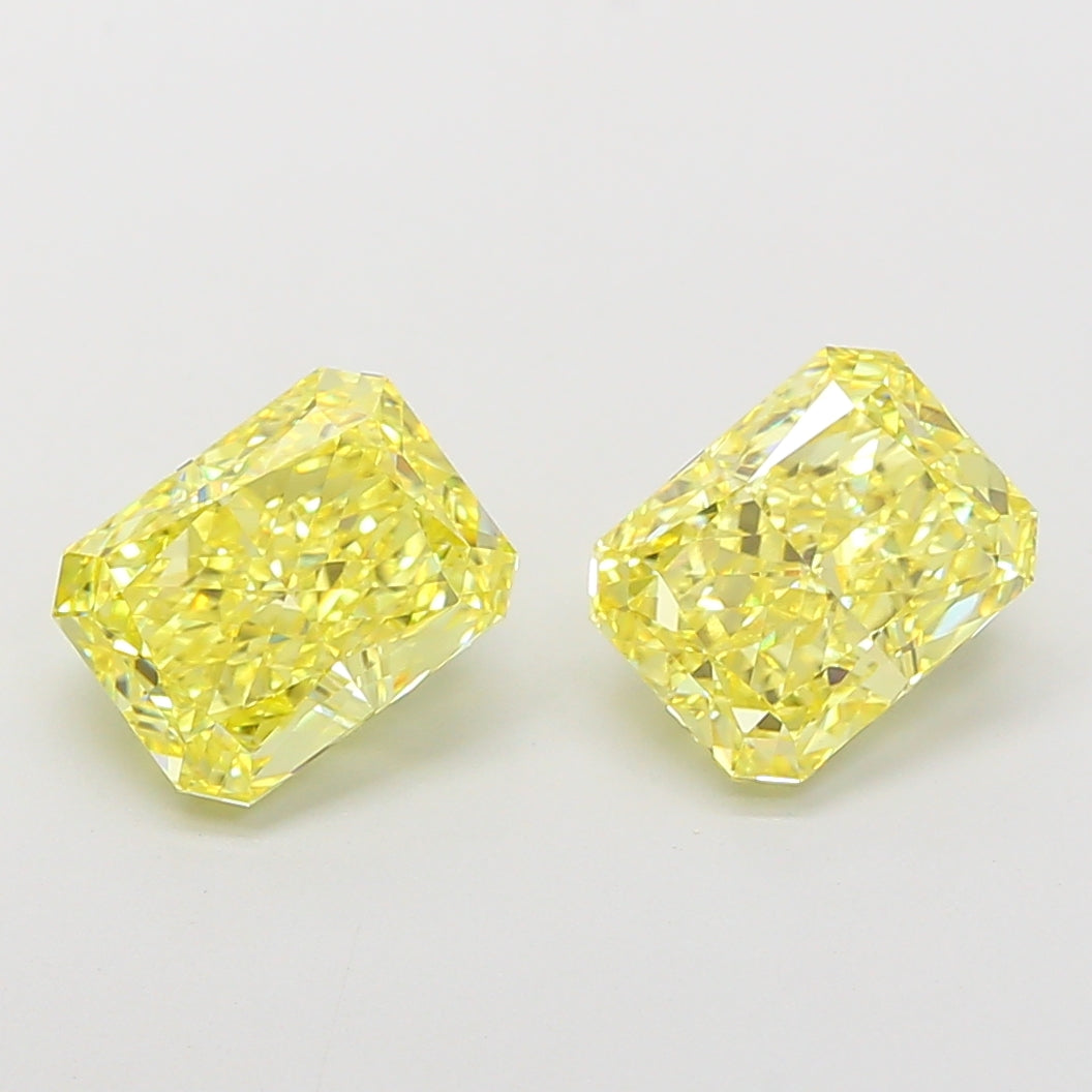 2.52 Carat Radiant Shaped, Ideal Cut, VVS2 Clarity, IGI Certified Lab Grown Diamond