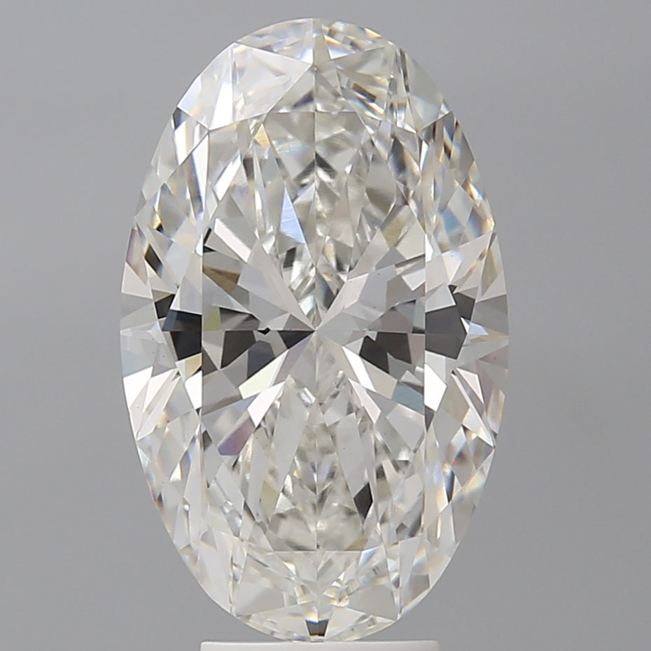 5.59 Carat Oval Shaped, Ideal Cut, F Color, VVS2 Clarity, IGI Certified Lab Grown Diamond