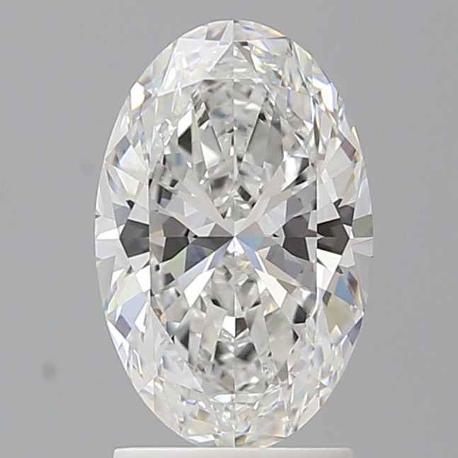 2.10 Carat Oval Shaped, Ideal Cut, E Color, VVS2 Clarity, IGI Certified Lab Grown Diamond