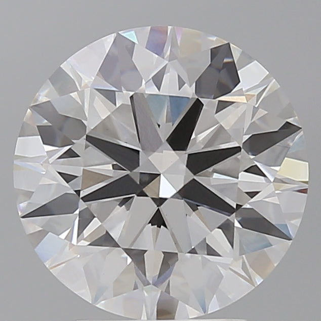 4.10 Carat Round Shaped, Ideal Cut, E Color, VVS2 Clarity, IGI Certified Lab Grown Diamond