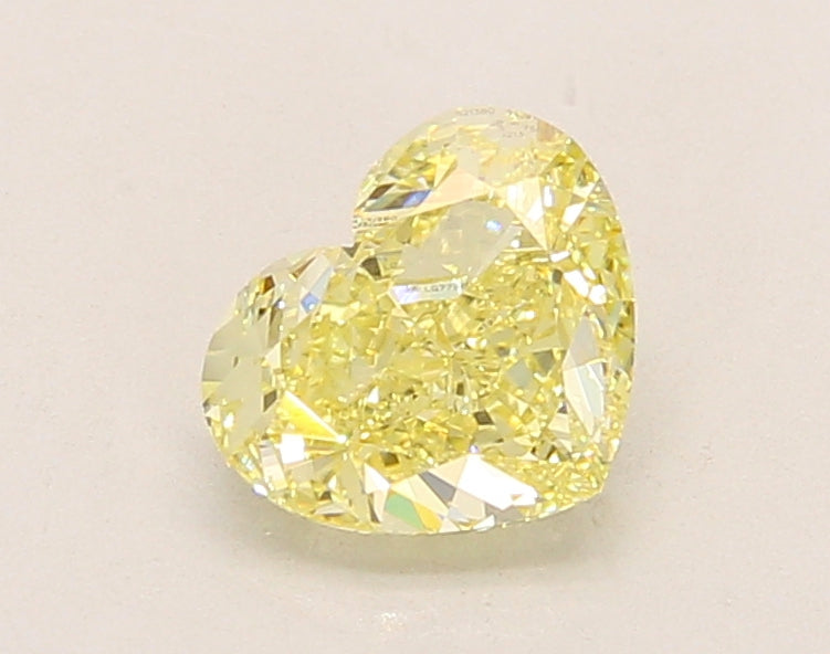 1.25 Carat Heart Shaped, Very Good Cut, VVS2 Clarity, IGI Certified Lab Grown Diamond