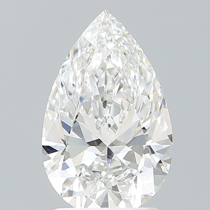 2.14 Carat Pear Shaped, Ideal Cut, E Color, VVS2 Clarity, IGI Certified Lab Grown Diamond
