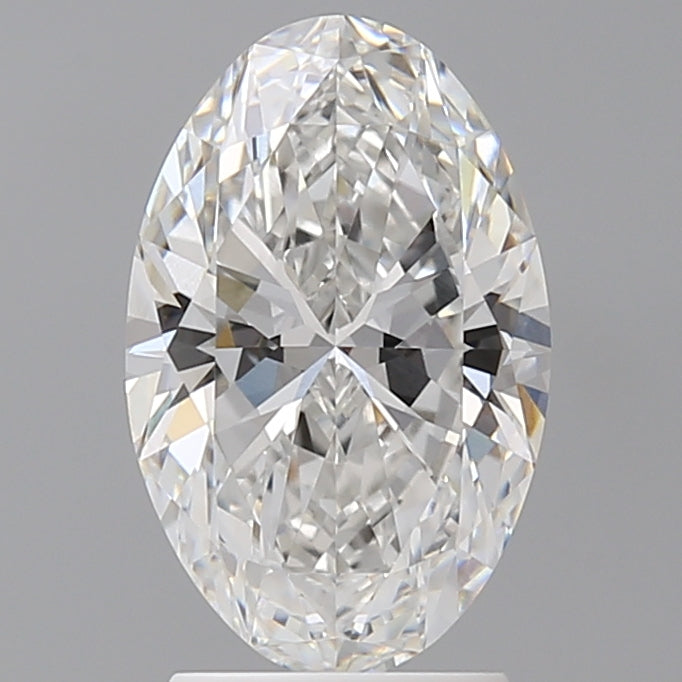 2.58 Carat Oval Shaped, Ideal Cut, E Color, VVS2 Clarity, IGI Certified Lab Grown Diamond