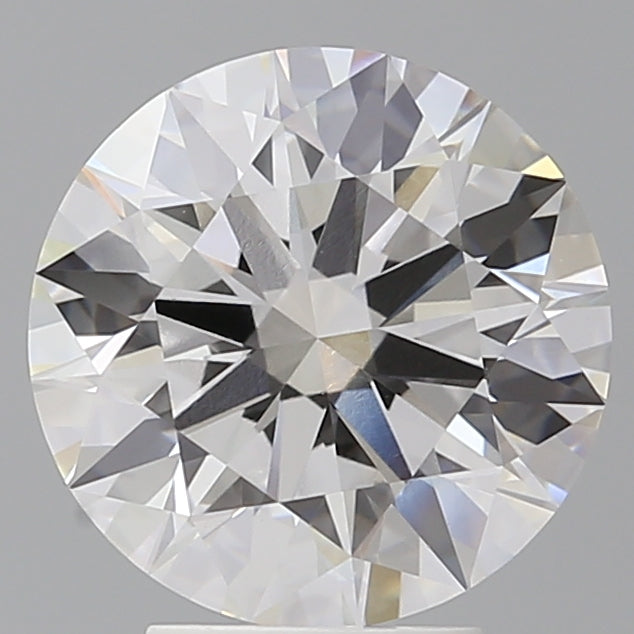 4.05 Carat Round Shaped, Ideal Cut, F Color, VVS2 Clarity, IGI Certified Lab Grown Diamond