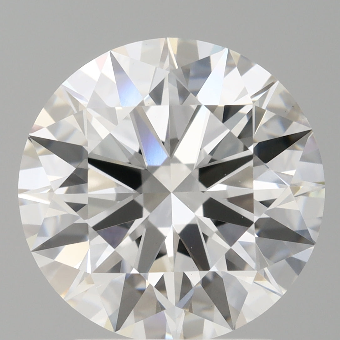 2.59 Carat Round Shaped, Ideal Cut, E Color, VVS2 Clarity, IGI Certified Lab Grown Diamond