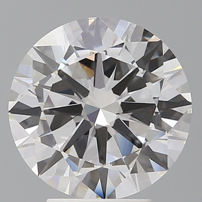 4.02 Carat Round Shaped, Excellent Cut, E Color, VVS2 Clarity, IGI Certified Lab Grown Diamond