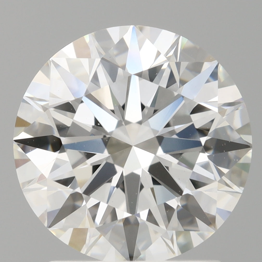 2.08 Carat Round Shaped, Ideal Cut, F Color, VVS2 Clarity, IGI Certified Lab Grown Diamond