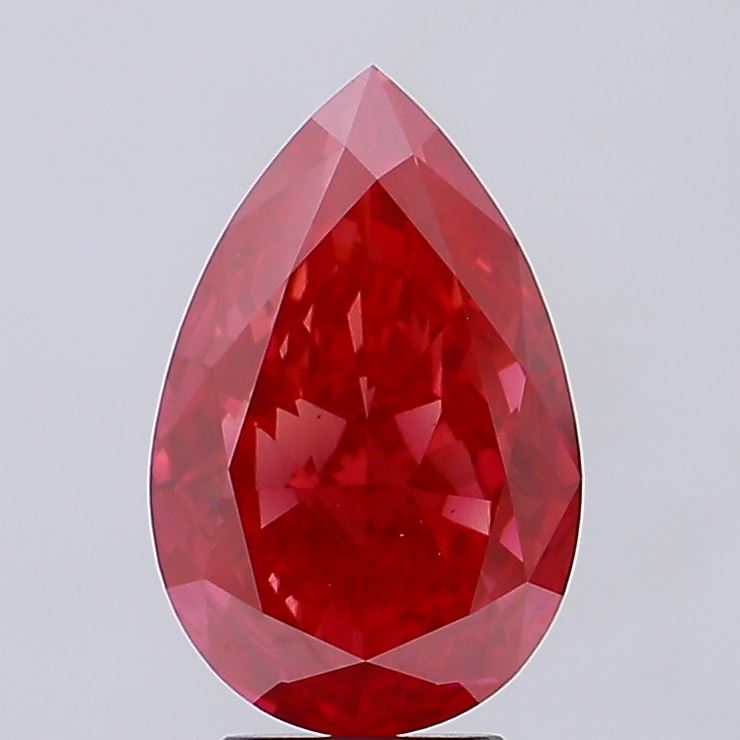 5.00 Carat Pear Shaped, Ideal Cut, VS1 Clarity, IGI Certified Lab Grown Diamond
