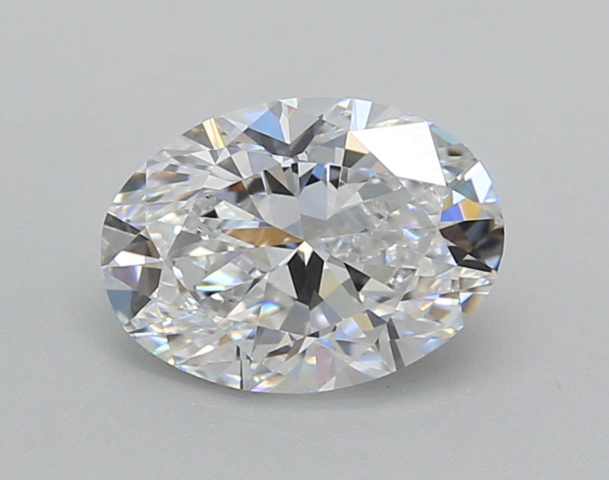 1.52 Carat Oval Shaped, Excellent Cut, D Color, VVS2 Clarity, IGI Certified Lab Grown Diamond