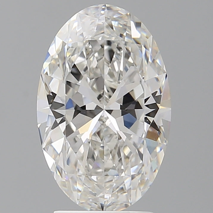 3.07 Carat Oval Shaped, Ideal Cut, F Color, VVS2 Clarity, IGI Certified Lab Grown Diamond