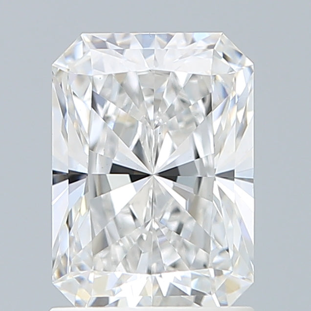 1.60 Carat Radiant Shaped, Ideal Cut, D Color, VS1 Clarity, IGI Certified Lab Grown Diamond