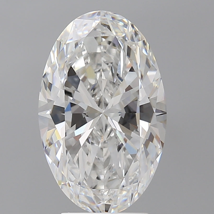 4.04 Carat Oval Shaped, Ideal Cut, E Color, VVS2 Clarity, IGI Certified Lab Grown Diamond