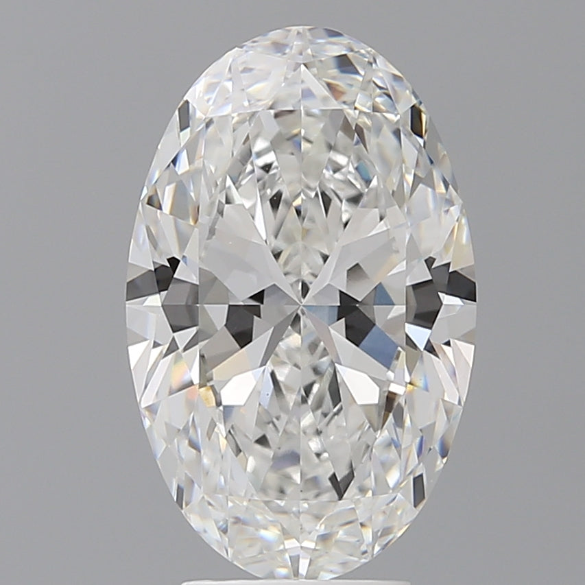 4.57 Carat Oval Shaped, Ideal Cut, E Color, VVS2 Clarity, IGI Certified Lab Grown Diamond