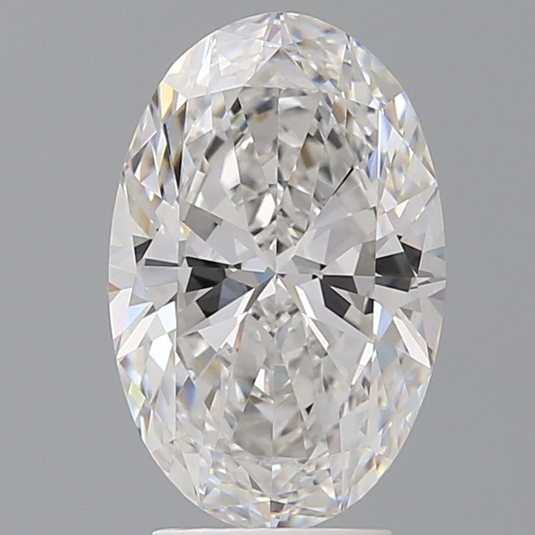 3.58 Carat Oval Shaped, Ideal Cut, E Color, VVS2 Clarity, IGI Certified Lab Grown Diamond