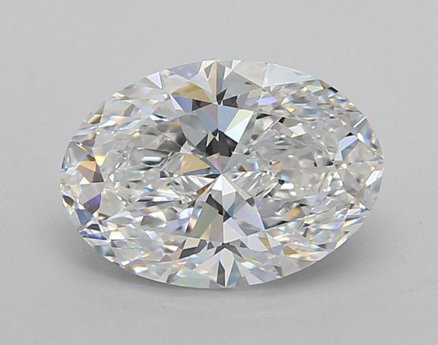 2.02 Carat Oval Shaped, Excellent Cut, E Color, VVS2 Clarity, IGI Certified Lab Grown Diamond