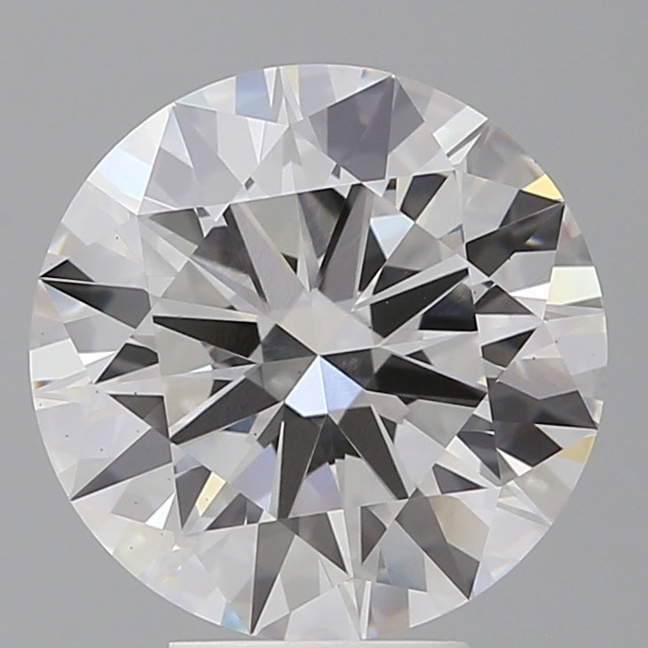 5.53 Carat Round Shaped, Ideal Cut, E Color, VS2 Clarity, IGI Certified Lab Grown Diamond