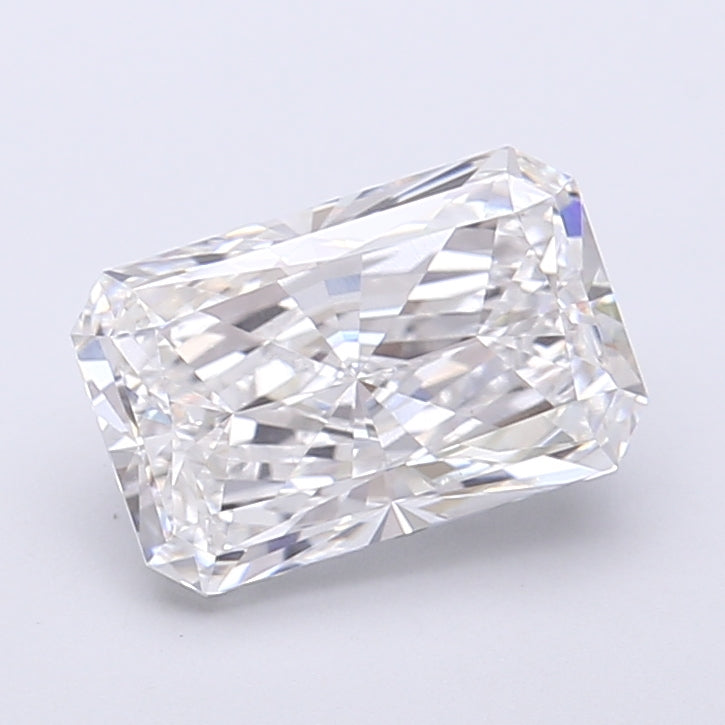 2.07 Carat Radiant Shaped, Very Good Cut, D Color, VS1 Clarity, IGI Certified Lab Grown Diamond