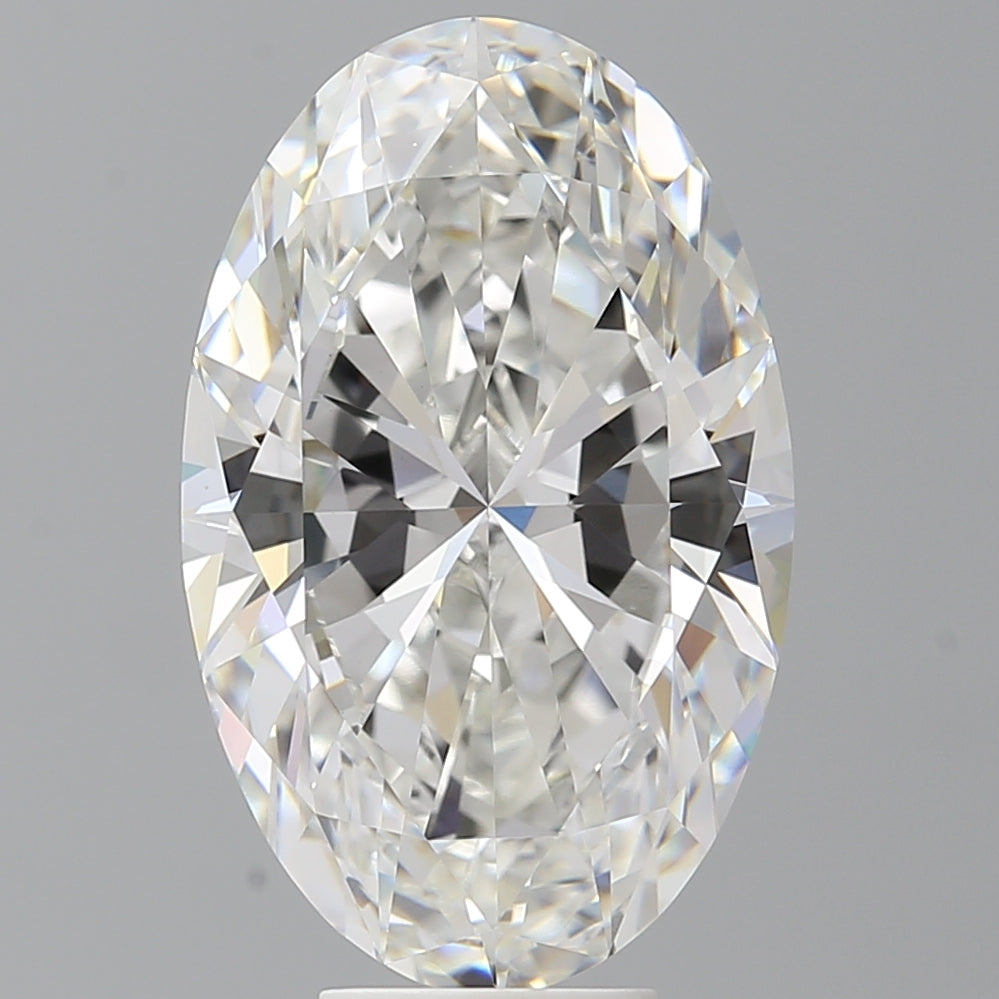 7.56 Carat Oval Shaped, Ideal Cut, F Color, VVS2 Clarity, IGI Certified Lab Grown Diamond