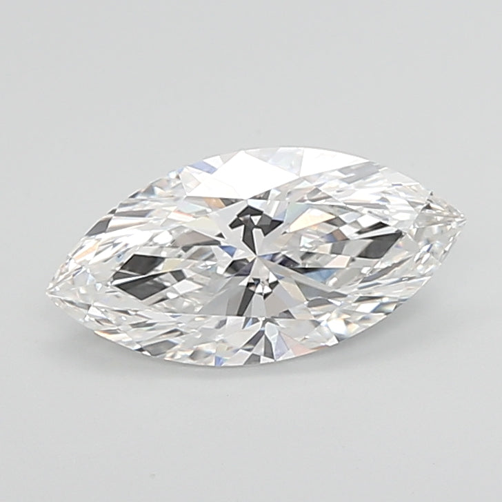 3.00 Carat Marquise Shaped, Excellent Cut, F Color, VVS2 Clarity, IGI Certified Lab Grown Diamond