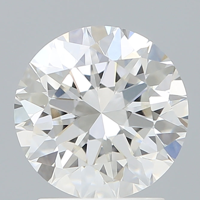 2.10 Carat Round Shaped, Excellent Cut, F Color, VVS2 Clarity, IGI Certified Lab Grown Diamond