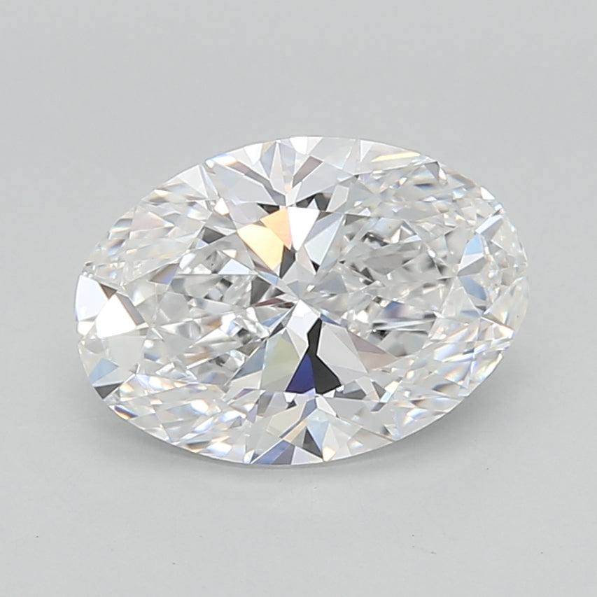 2.04 Carat Oval Shaped, Ideal Cut, D Color, VVS2 Clarity, IGI Certified Lab Grown Diamond