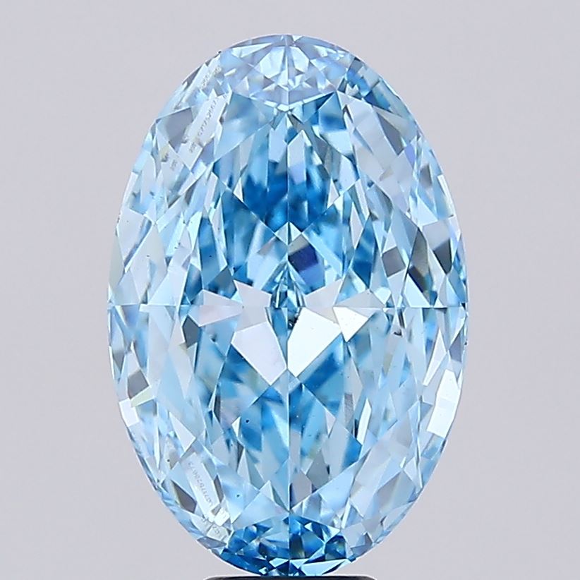 13.10 Carat Oval Shaped, Ideal Cut, VS1 Clarity, IGI Certified Lab Grown Diamond